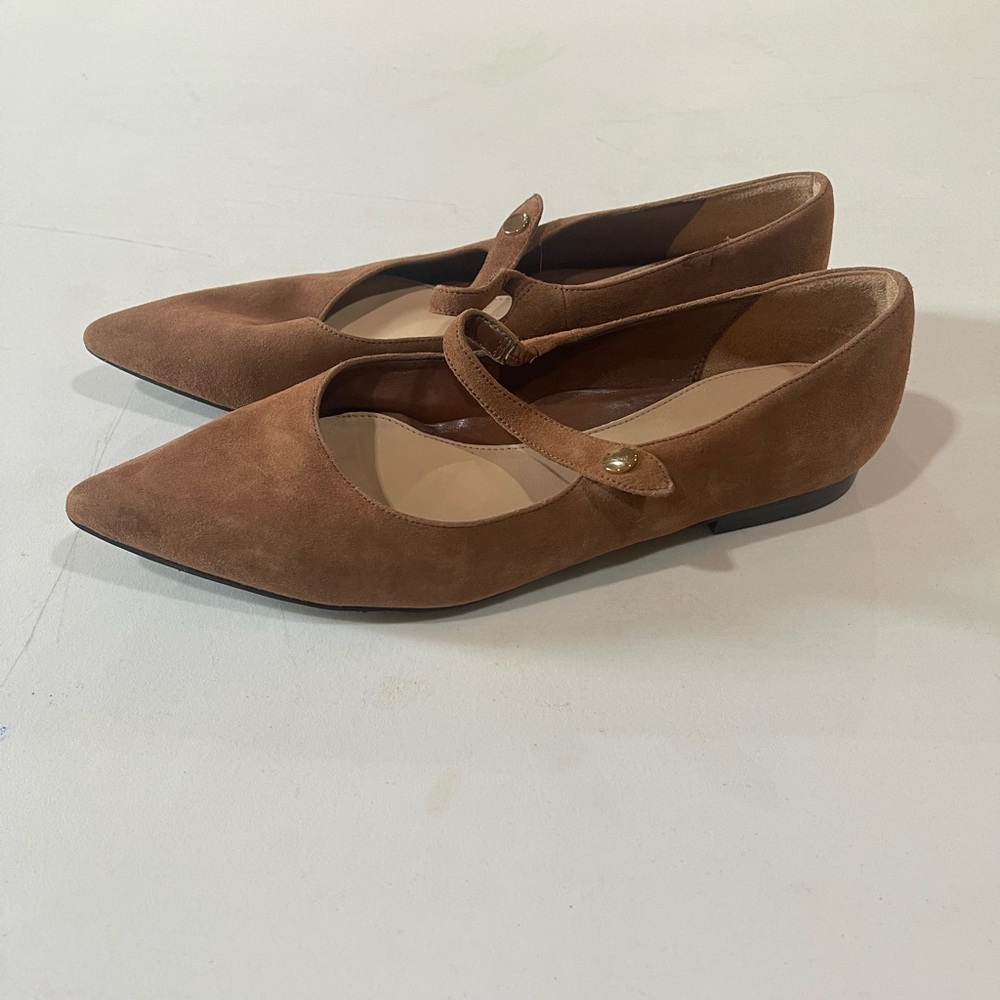 Chic Brown Suede Flats for Women - Picture 6 of 10